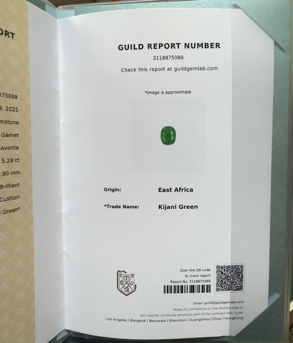 Tsavorite Garnet 5.28ct